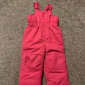 Pink Kids Snow Pants